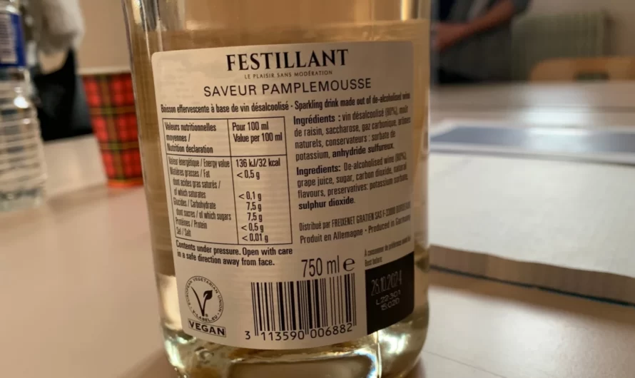 L’étiquetage nutritionnel est enfin obligatoire pour les bouteilles de vin !